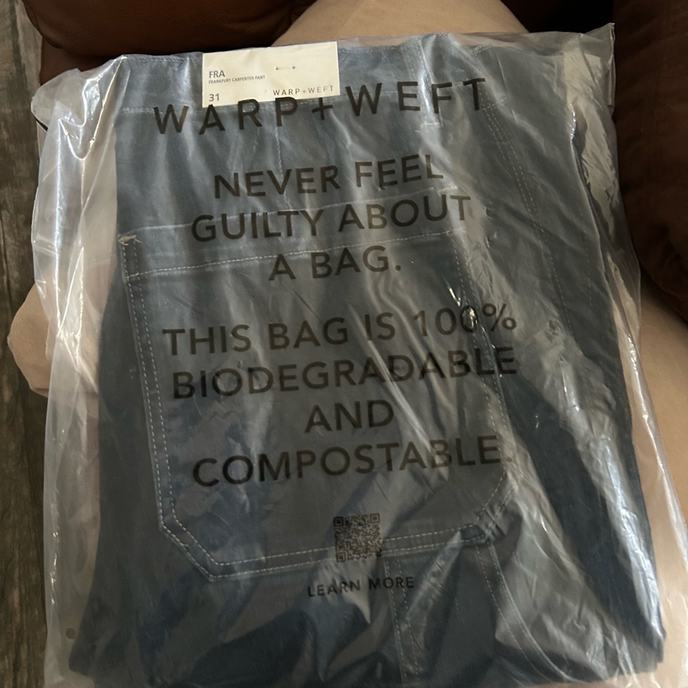 NWT WARP AND WEFT CARPENTER Denim JEANS